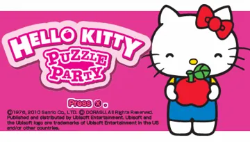 Hello Kitty - Puzzle Party (EU) screen shot title